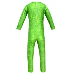 Size is (6Y-7Y)/M Grinch Halloween Jumpsuits Costume Outfit Green For Kids Boys