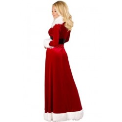 Size is OneSize For Women Sexy Christmas Santa Cosplay Costume Red