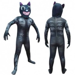 Size is 110cm For Kids Cosplay SCP Foundation Cartoom Cat Halloween Costumes