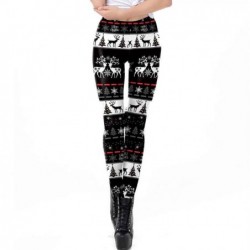 Size is S New Santa elk 3D Printed Leggings Halloween Womens Fun Design Workout Stretch Pants