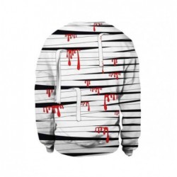 Size is M Blood Bandages Sweatshirt Long Sleeve Halloween Costumes For Adult