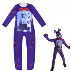 Size is 120cm For Kids Five nights at freddy's The Bear Halloween Costumes Jumpsuit Purple