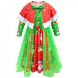 Size is 3T-4T(110cm) Girls Cloak Long Sleeve dress Christmes Santa Costume With Santa hatShoesBagGloves