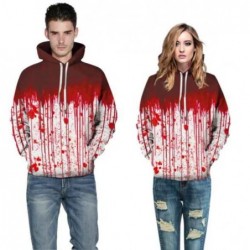 Size is S For Couples Bloody Smiling Printed Hooded Fashion Sweatshirt Halloween Costumes 2021