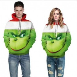 Size is S Plus Size The Grinch 3D Printed Hoodie  Long Sleeve Sweatshirt For Couples Man Woman  Halloween Costumes