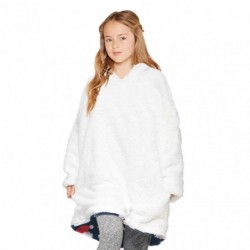 Size is OneSize Sweatshirt Adult Christmas Snowman Comfy Oversized Hoodie Blanket Light blue