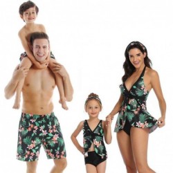Halter Backless Family Matching 2 Pieces Swimwear Mommy...