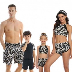 Leopard Dad Swiming Shorts Family Matching 2 Pieces...