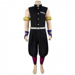 Size is S Adult Man Cosplay Demon Slayer Uzui Tengen Costumes Outfit Uniform Full Set for Halloween Party