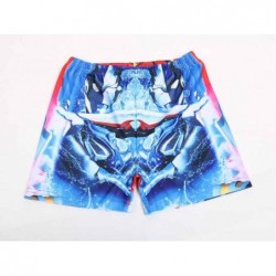 Size is M(1T-1.5T ) Ultraman Print 2 Pieces Swimsuits For Little Boys' Short Sleeves Shorts Set Beach Swimwear With Cap