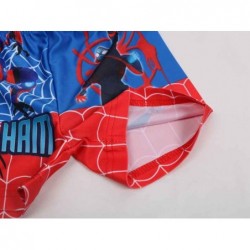 Size is 5T-6T(120cm) For Boys Spider Man Print Swimsuit Trunks 1 Pieces Surfing With Cap 5T-13T