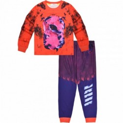 Size is 5T-6T(120cm) Boys Cos Five Nights at Freddy's Long Sleeve 2 Pieces Red Costumes For Pajamas Party With Mask 5T-13T
