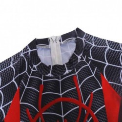 Size is M(1T-1.5T ) Spider Man Print 1 Pieces Black Swimsuits For Little Boys' Short Sleeves Zipper Back Beach Swimwear With Cap
